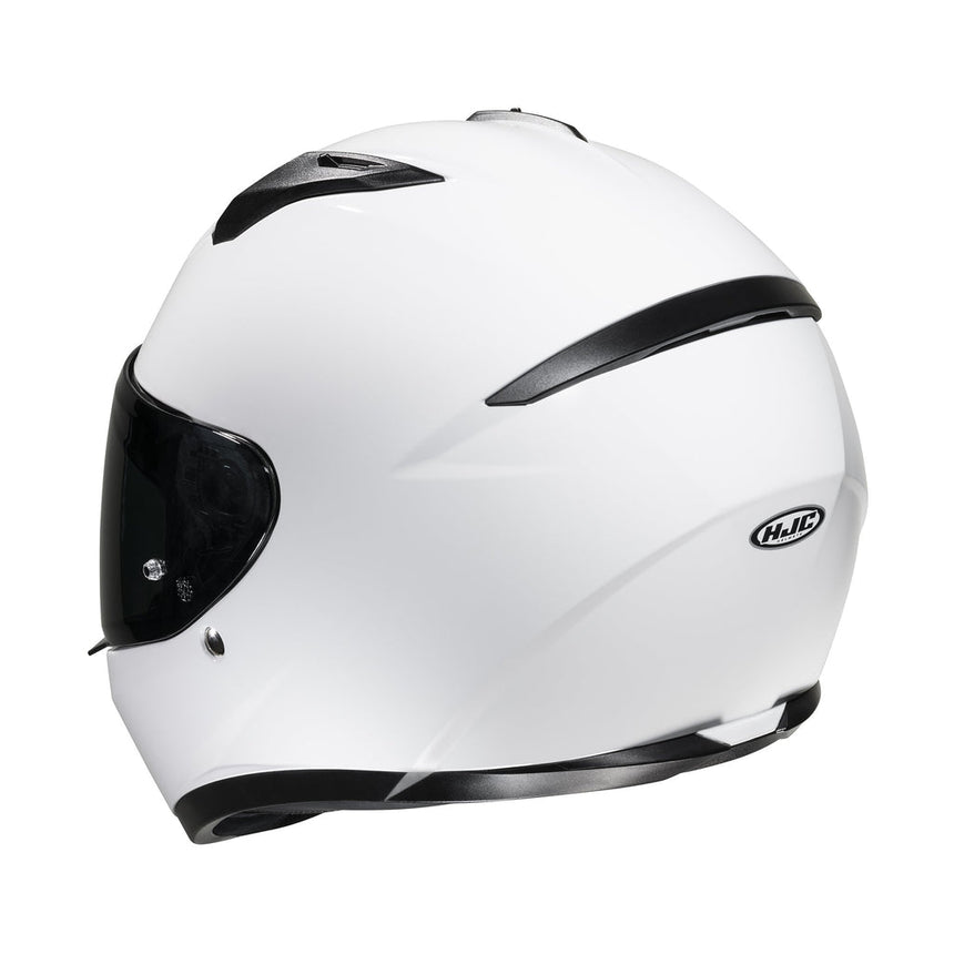 HJC White C10 Kart or Track Day Helmet