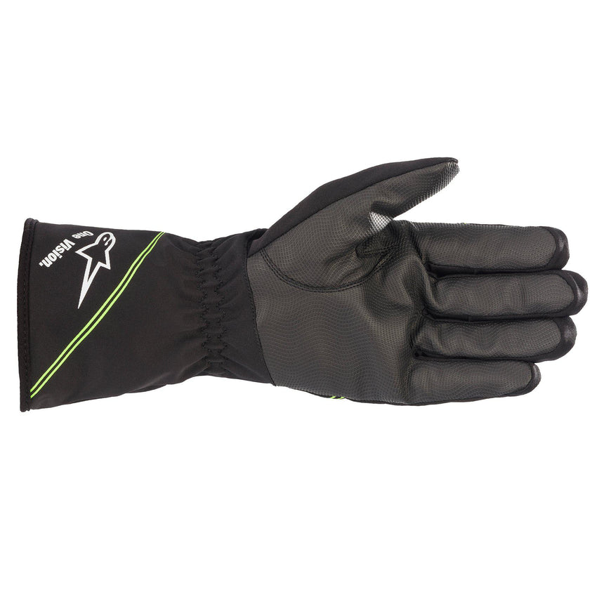 Alpinestars Black/Green v2 S Youth Tempest Wet Weather Kart Glove
