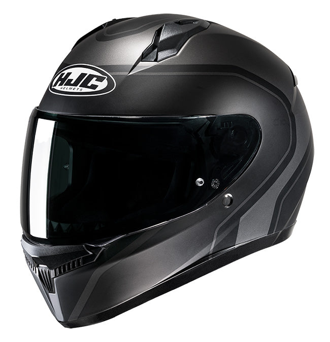 HJC Black C10 Graphic Kart helmet