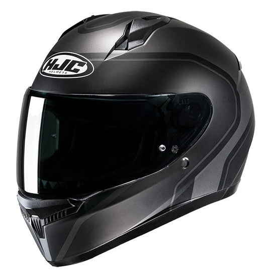 HJC Black C10 Graphic Kart helmet